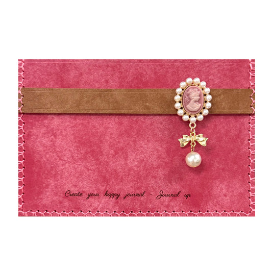 Cameo Romantic Leather Box Handmade Collage & Craft Storage Box