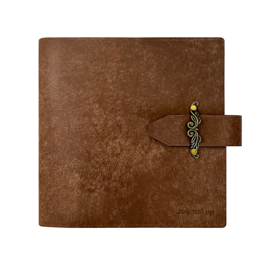 Square-Shaped Vintage Journal Notebook
