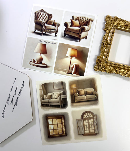 Cozy Living Room Objet