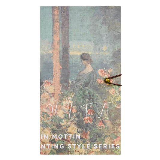 Vintage Lady Illustration Diary with Salt Ledger Lock – Traveler’s Notebook