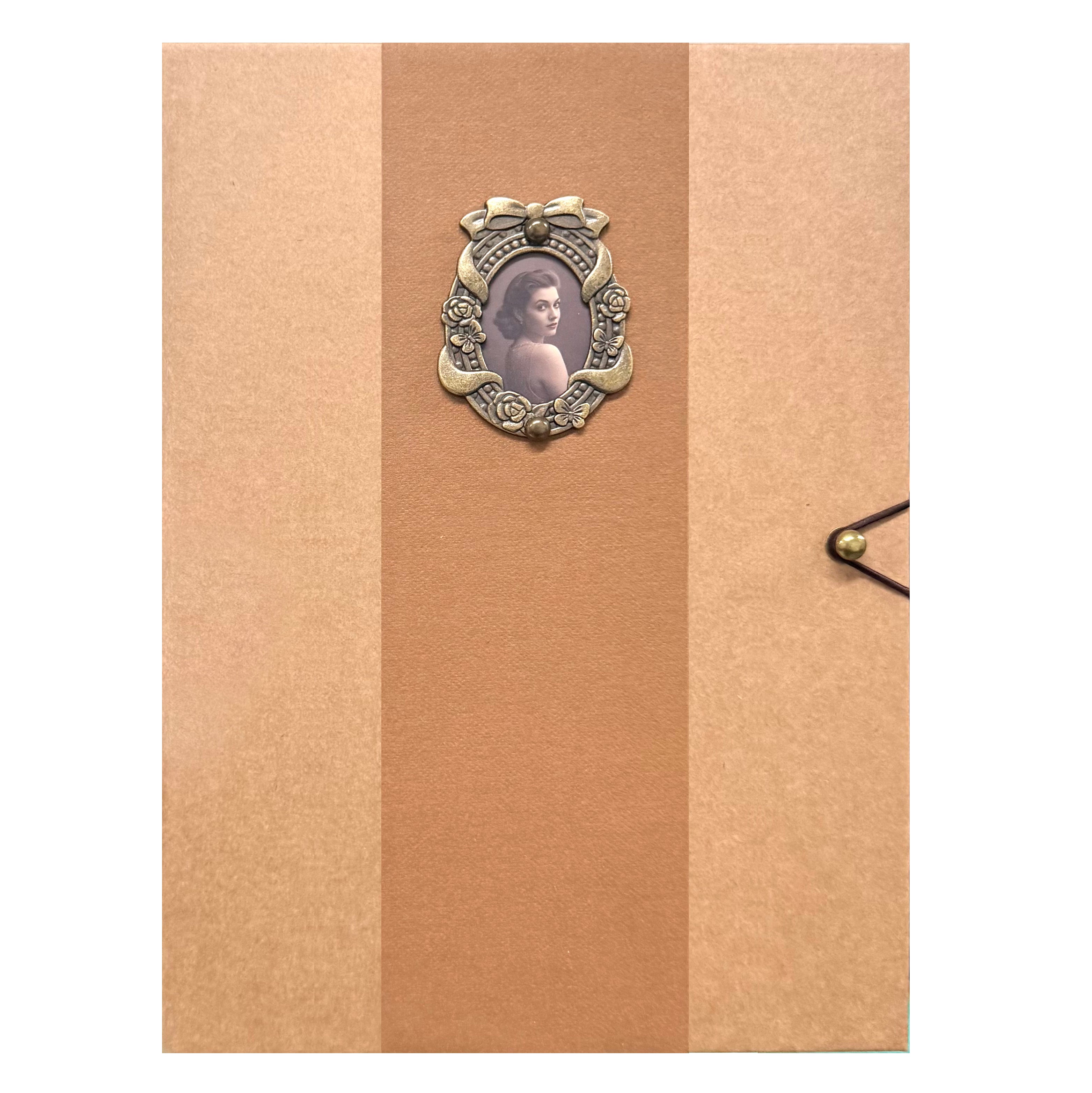 A5 Vintage Design Sticker Binder | Compact Organizer – Journal up