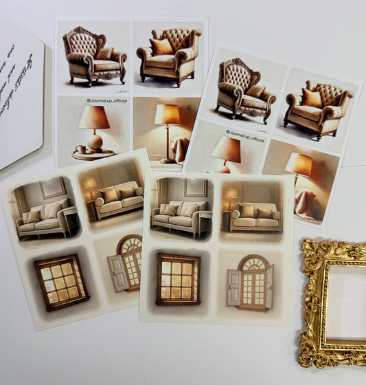 Cozy Living Room Objet