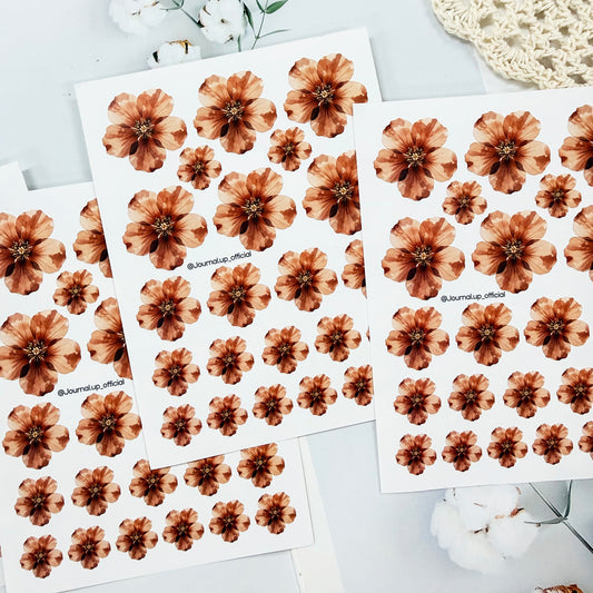 Whispering Bloom Flower Sticker