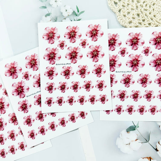Whispering Bloom Flower Sticker