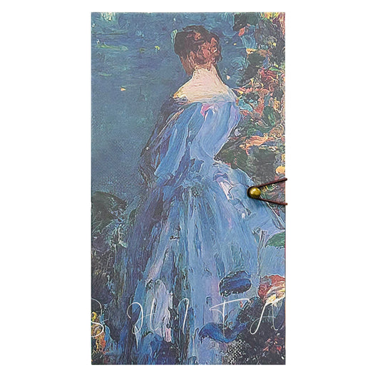 Vintage Lady Illustration Diary with Salt Ledger Lock – Traveler’s Notebook